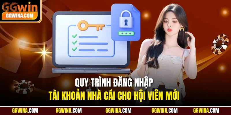 Quy trình đăng nhập tài khoản nhà cái cho hội viên mới